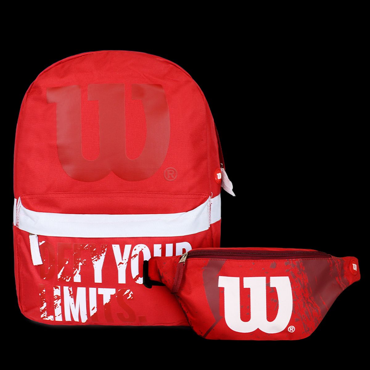 WILSON - Pack Wilson Mochila Defy + banano Oslo rojo