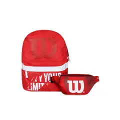 WILSON - Pack Mochila Defy + banano Oslo rojo