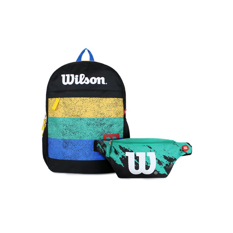 WILSON - Pack Wilson Mochila Trino + banano Apolo verde
