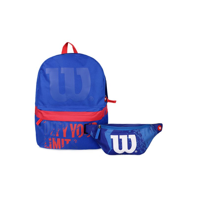 WILSON - Pack Wilson Mochila Defy + banano Oslo azul