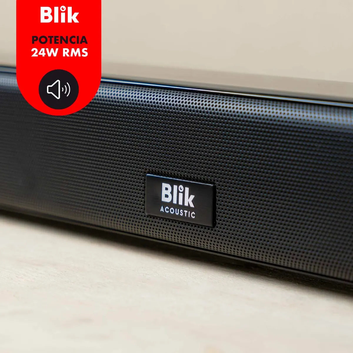 BLIK - Barra De Sonido Soundbar Blik Surreal24 24W
