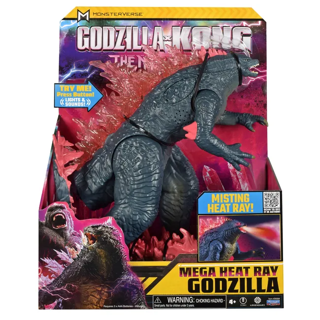 KONG - Figura Godzilla 33 cm de Godzilla x Kong Con Luz Y Sonido