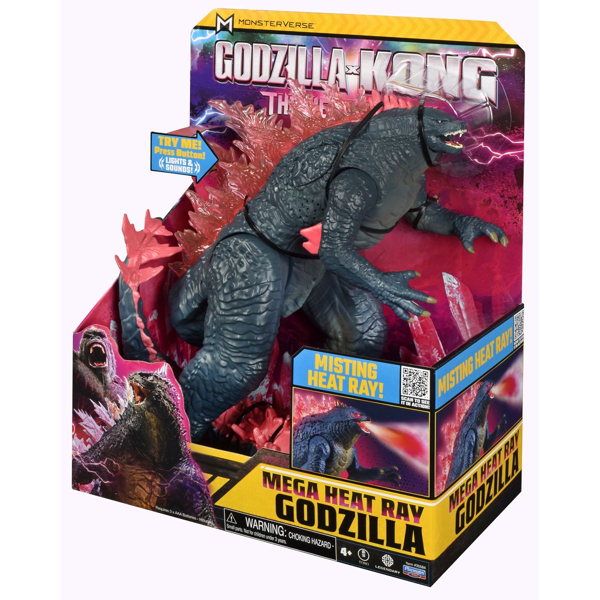 KONG - Figura Godzilla 33 cm de Godzilla x Kong Con Luz Y Sonido