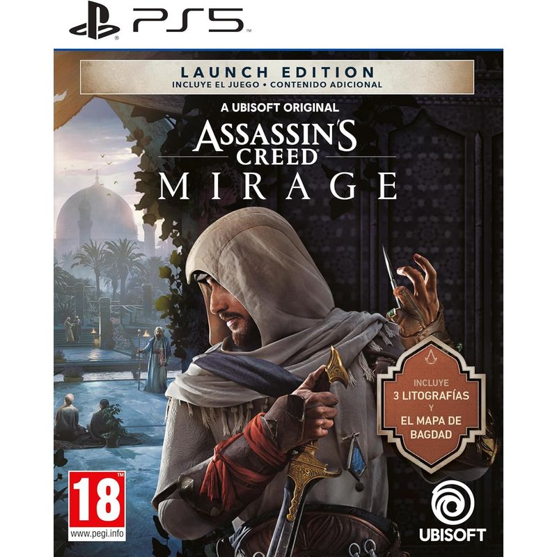 UBISOFT - Assassins Creed MIrage Launch Edition Ubisoft PS5 Fisico