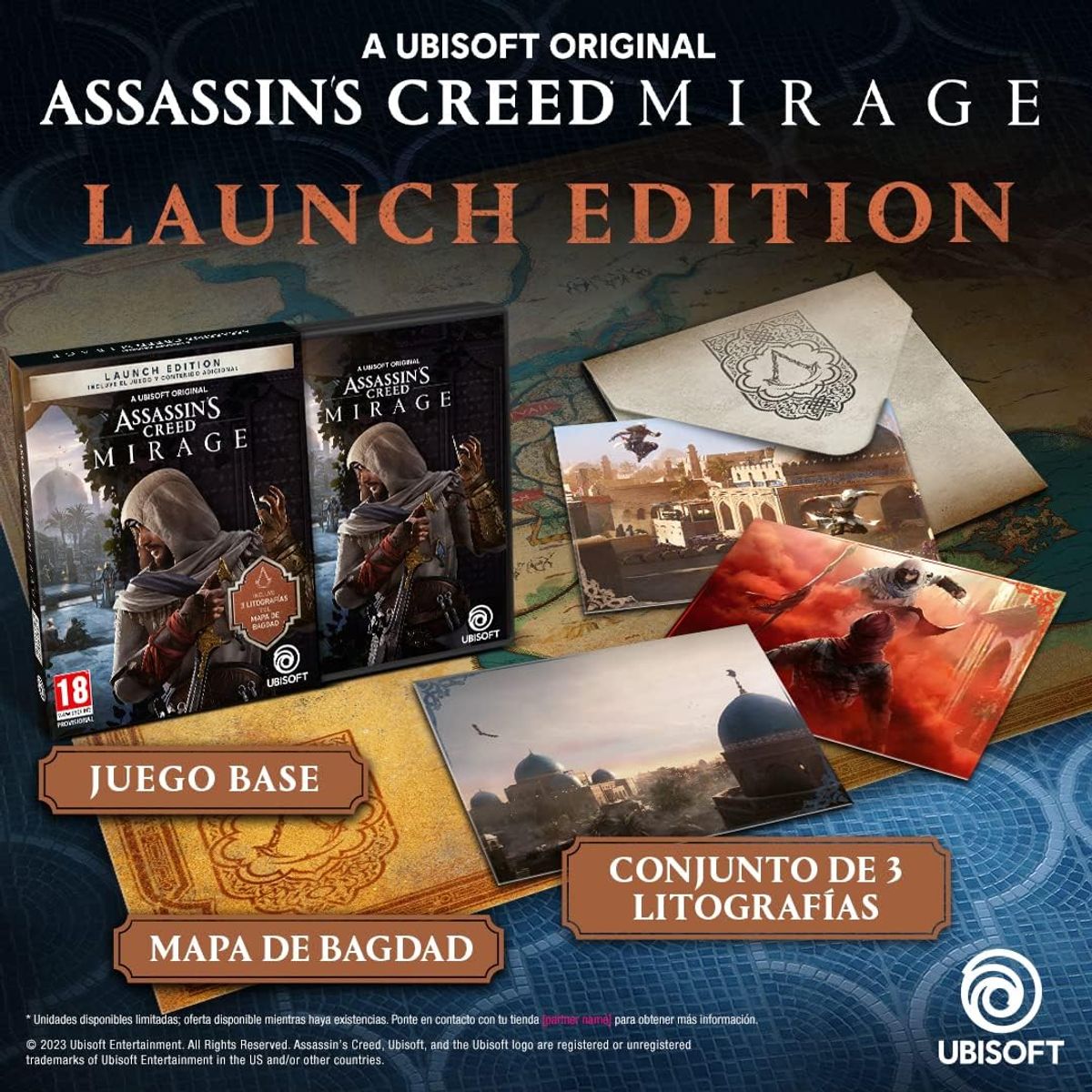 UBISOFT - Assassins Creed MIrage Launch Edition Ubisoft PS5 Fisico
