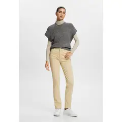 ESPRIT - Pantalón De Sarga Mujer