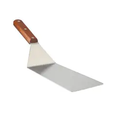 GENERICO - Espátula Churrasquera Gruesa Profesional Asado Cocina Acero