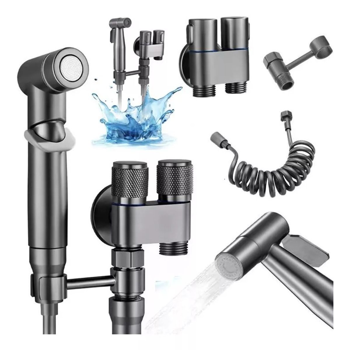 EVERSO - Ducha Bidet Arabe Acero Inoxidable Baño Wc Inodoro Durable