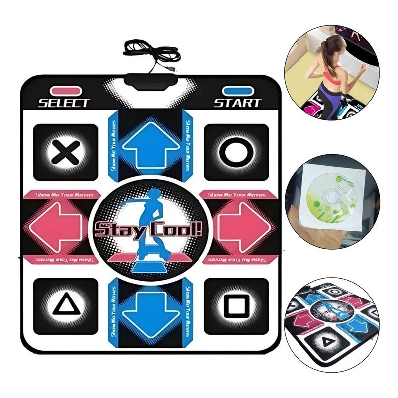 MUNDO MAGIA - Alfombra De Baile Xtreme Fitness Dancing Game Pads Dance Mat