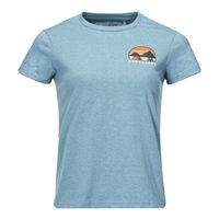 Polera Mujer Liquen Azul Melange