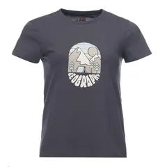 GEOGRAPHY - Polera Mujer Liquen Grafito