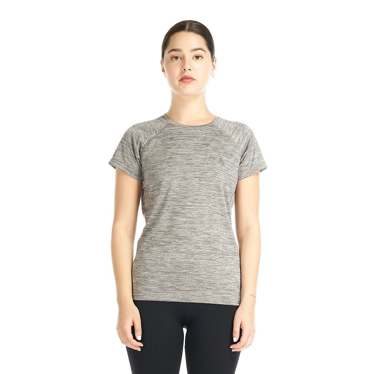 GEOGRAPHY - Polera Mujer Fauna Gris Melange Geography