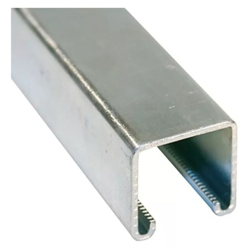 GENERICO - Riel Ruc Briones 42x42x1000mm Galvanizado Tira 1 Mt