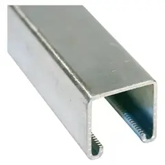 GENERICO - Riel Ruc Briones 42x42x1000mm Galvanizado Tira 1 Mt