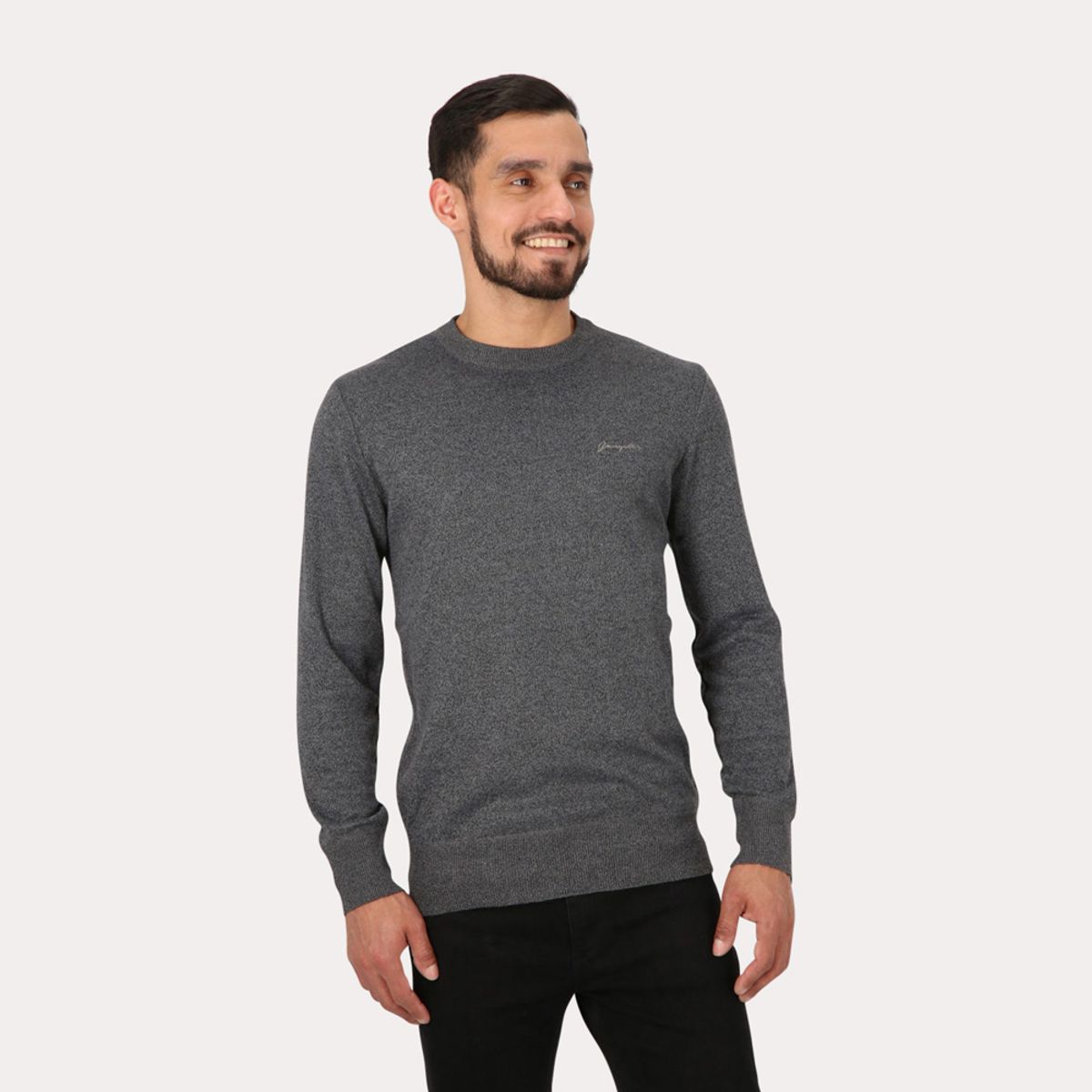 GANGSTER - Chalecos Crew Liviano Plain Gris Gangster
