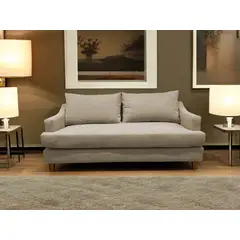 SOFAS HOME - SOFÁ MISTRAL CHENILLE BEIGE 3 CUERPOS