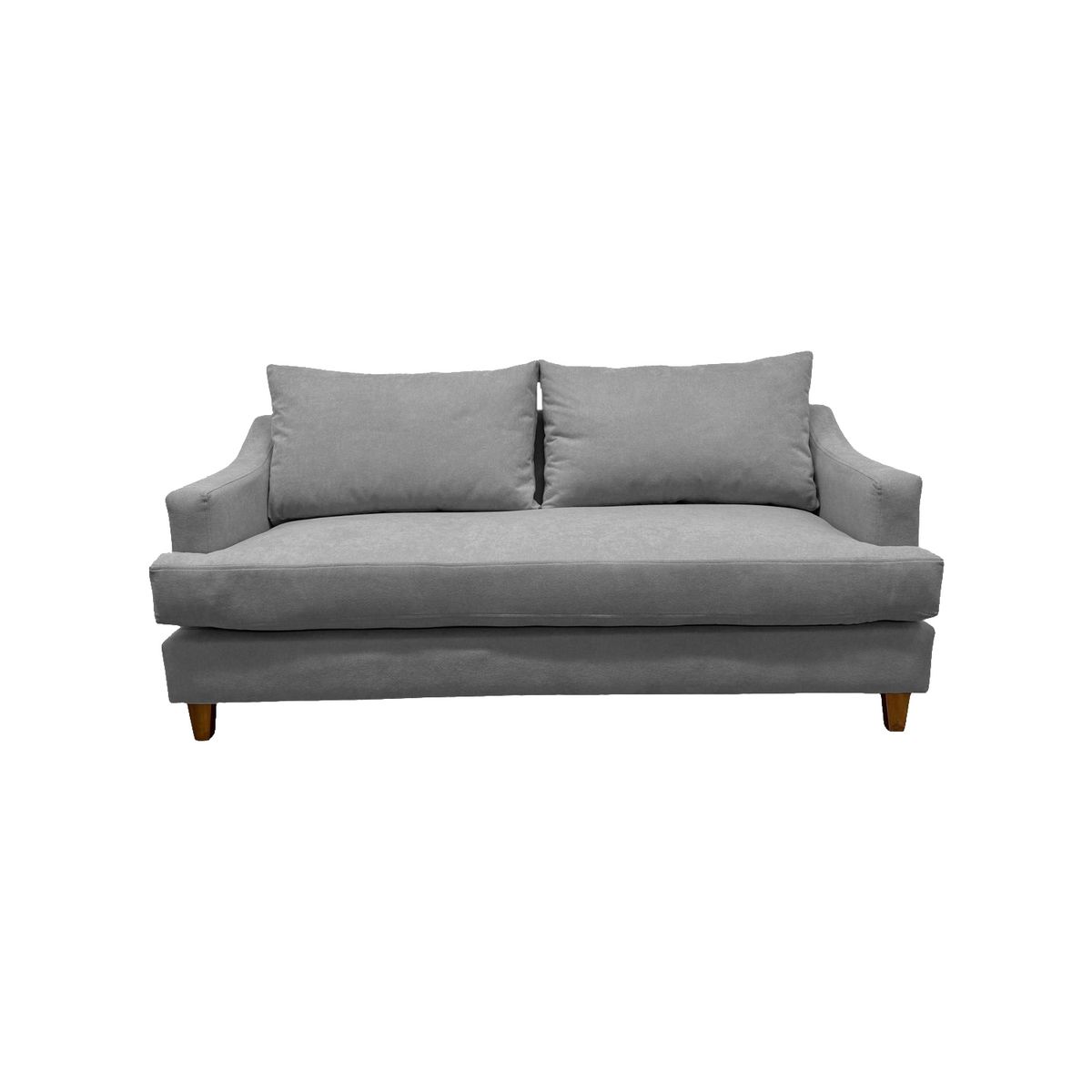 SOFAS HOME - SOFÁ MISTRAL CHENILLE GRIS 3 CUERPOS