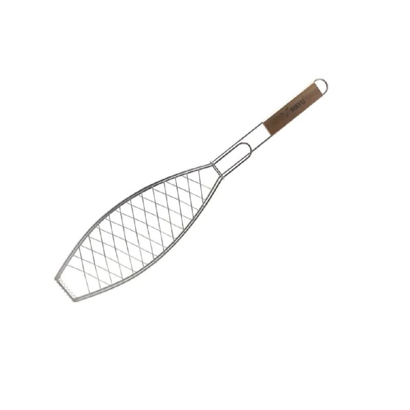 GENERICO - Set Grill Para Pescado Cocción Cocina Asado Parrilla Bbq Rejilla