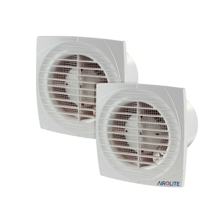 AIROLITE Pack x2 Extractor De Aire Modelo 100 Dthk