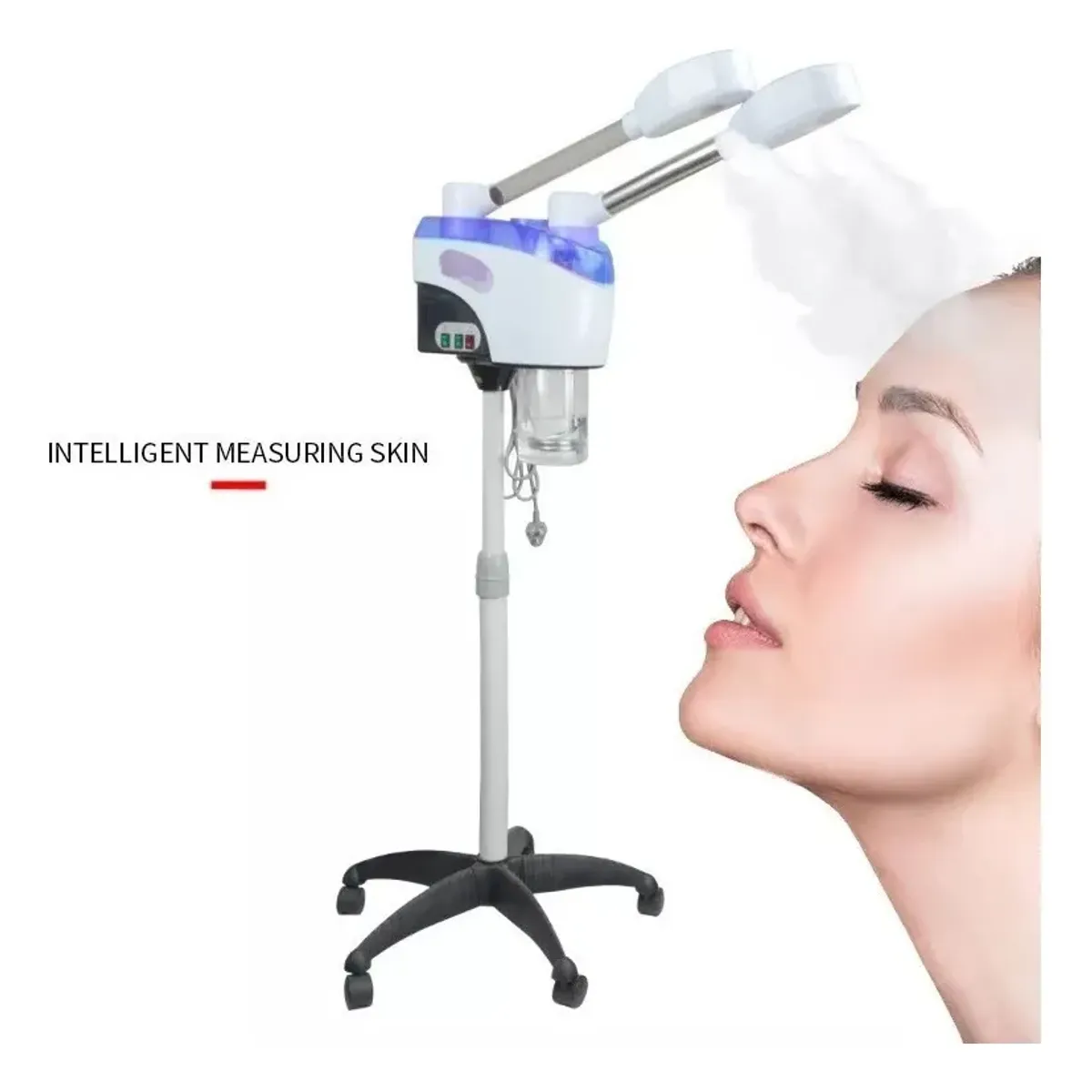 U BUY - Vaporizador Facial Con Pedestal Frío Y Caliente Vapor Ozono