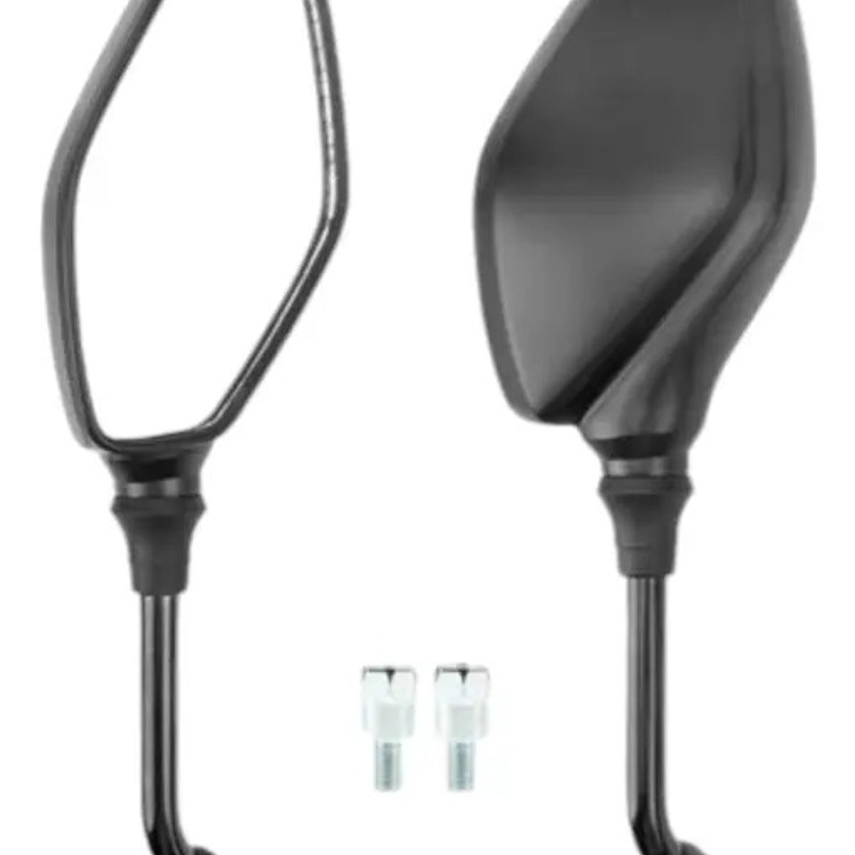 GENERICO - espejos retrovisores moto tipo naked hilo m8  adaptadores hilo m10 sentido rosca normal