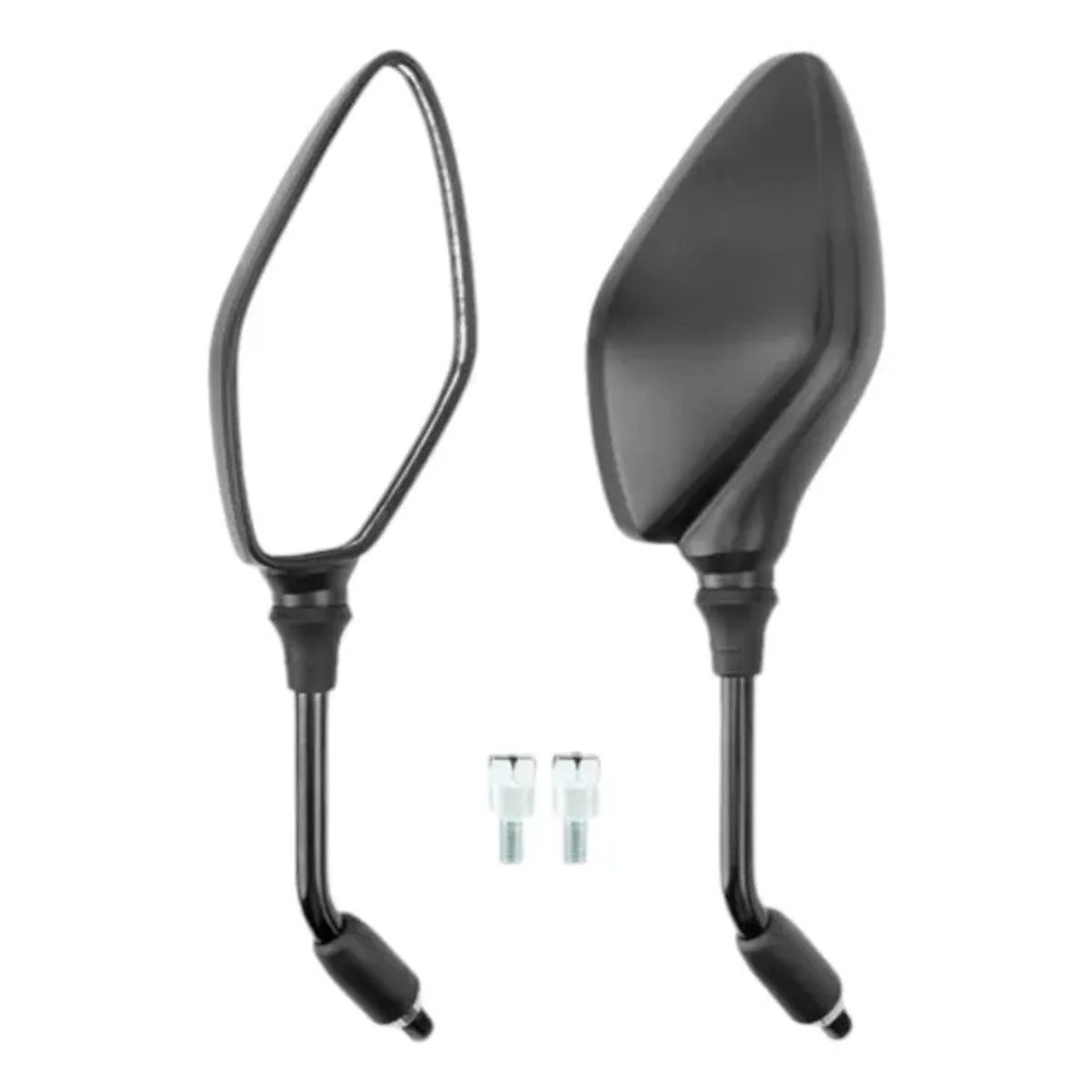 GENERICO - espejos retrovisores moto tipo naked hilo m8  adaptadores hilo m10 sentido rosca normal