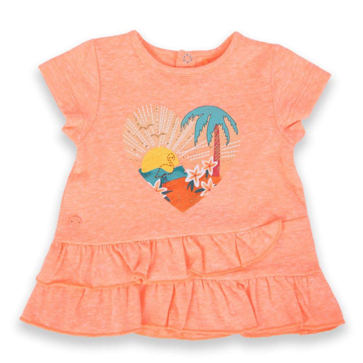 PILLIN - Polera Bebé Niña Naranja Pillin - Naranjo