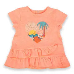 PILLIN - Polera Bebé Niña Naranja - Naranjo