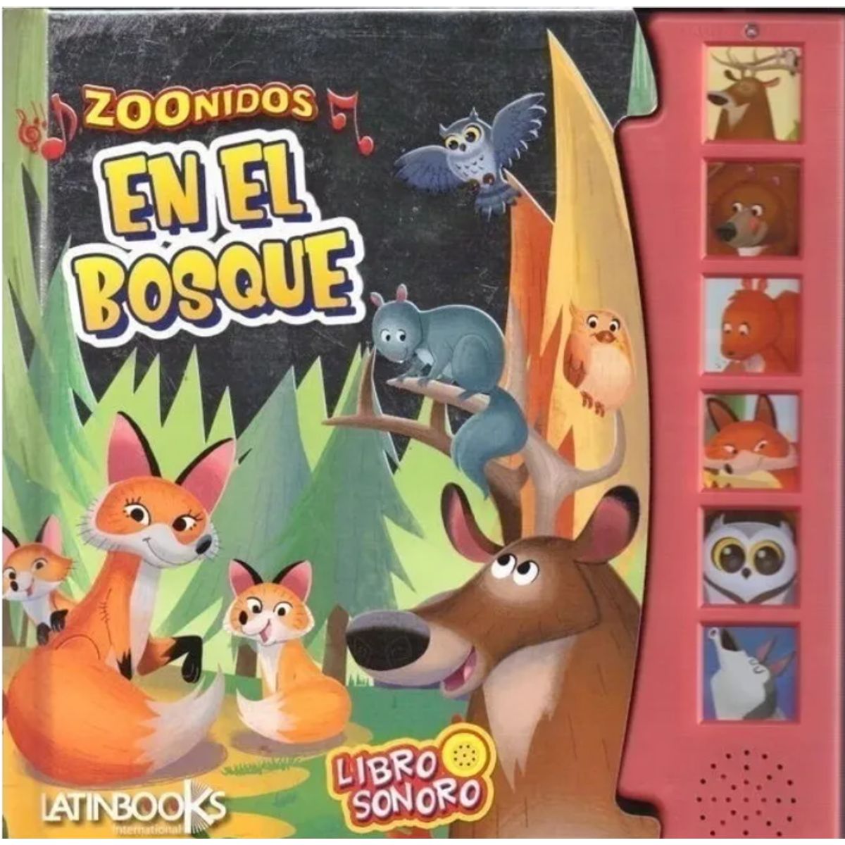 LATINBOOKS - Libro ZOONIDOS -BOSQUE