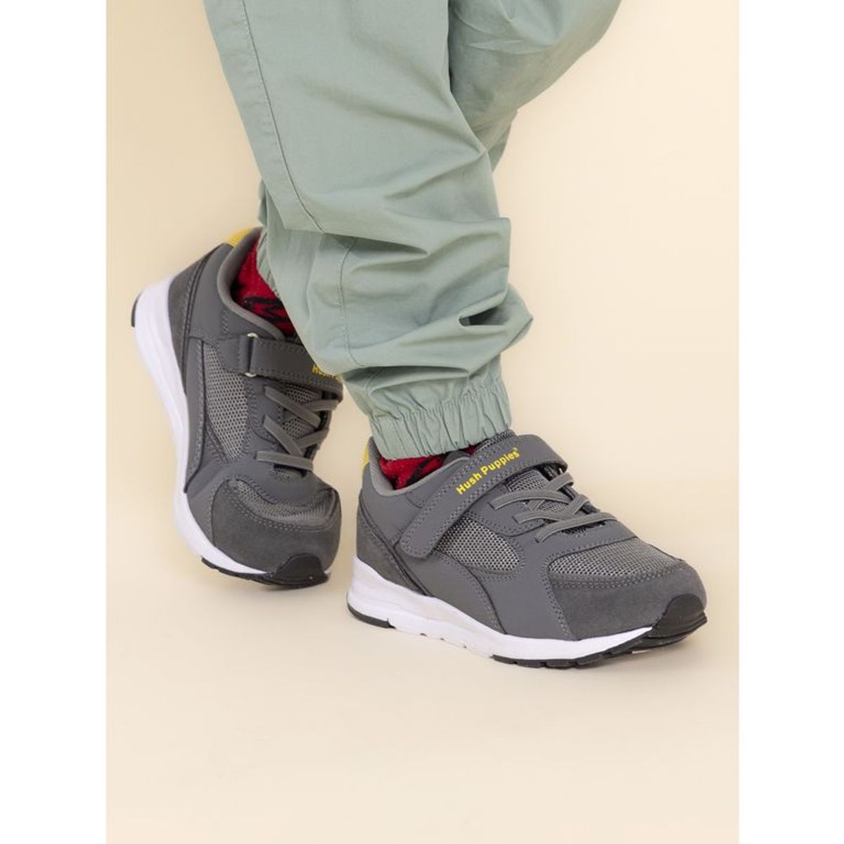HUSH PUPPIES - Zapatilla Gris Niño Kyoto-K [30-34] HUSH PUPPIES