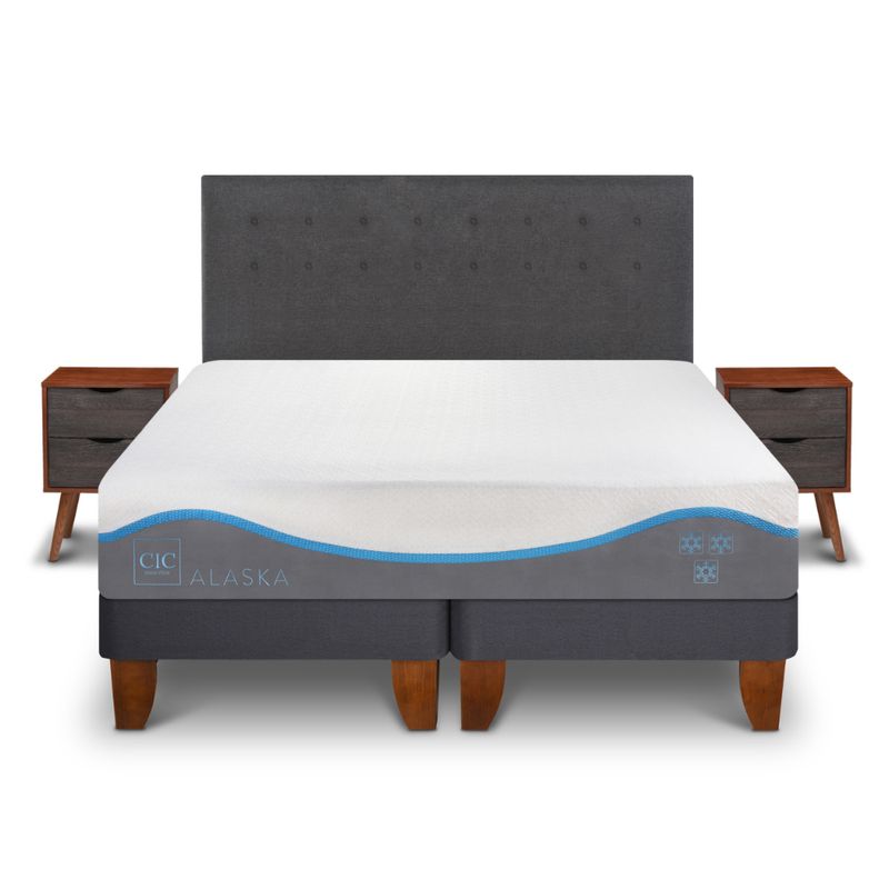CIC - CAMA EUROPEA ALASKA KING + SET EUFRATES