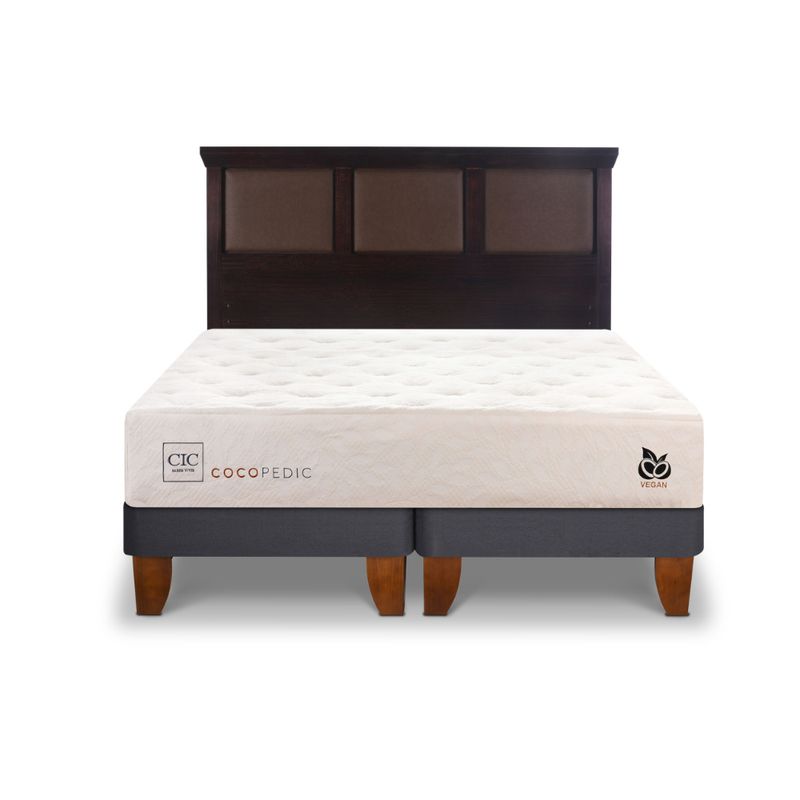 CIC - CAMA EUROPEA COCOPEDIC 2P BD RESPALDO NEW TORINO CHOC