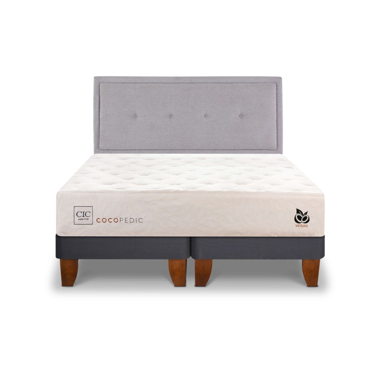 CIC - CAMA EUROPEA COCOPEDIC 2P BD RESPALDO GANGES