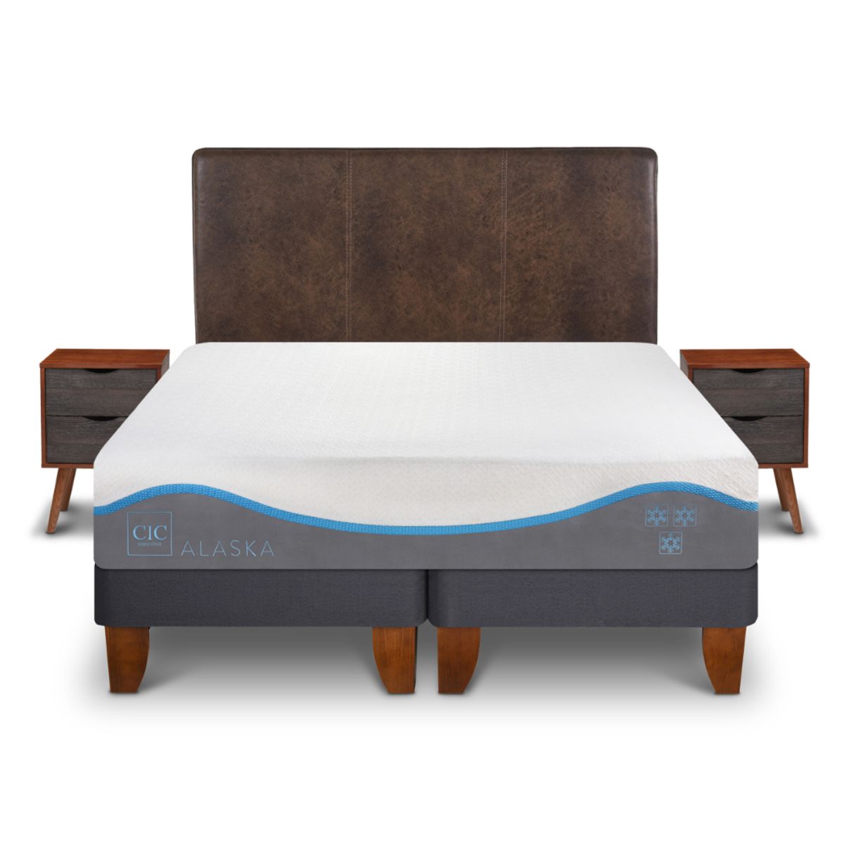 CIC - CAMA EUROPEA ALASKA 2 LAZAS + SET BAKER