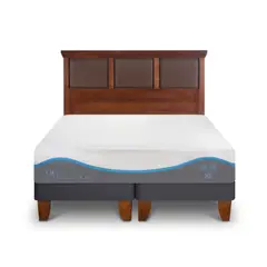 CIC - CAMA EUROPEA ALASKA 2 PLAZAS + RESPALDO TORINO