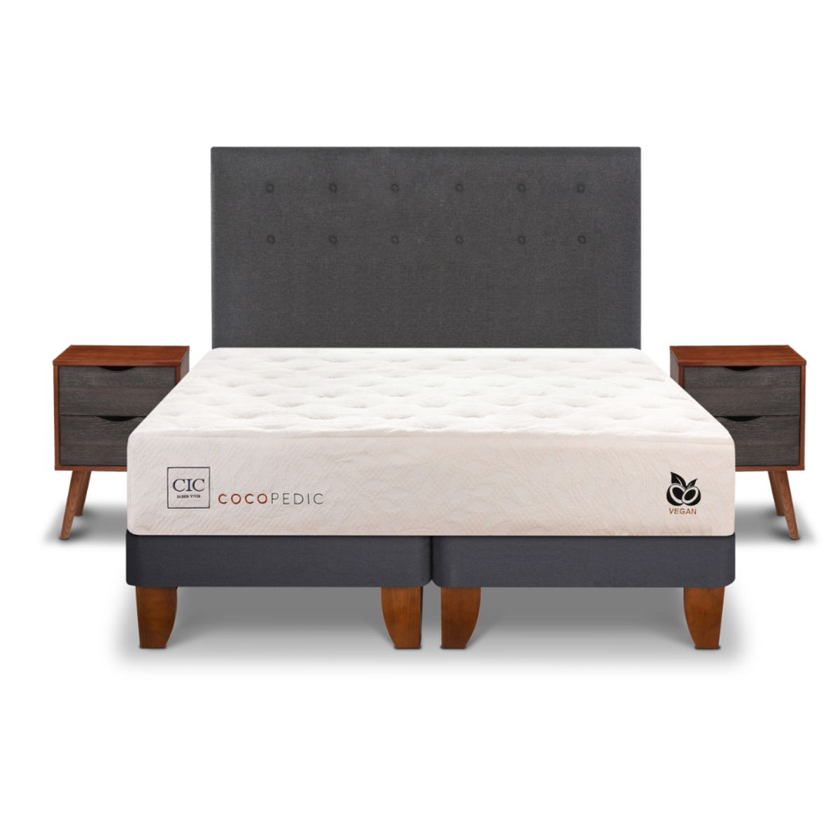CIC - CAMA EUROPEA COCOPEDIC 2P BD EUFRATES S/T