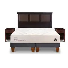 CIC - CAMA EUROPEA COCOPEDIC 2P BD NEW TORINO CHOC S/T
