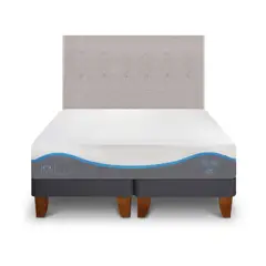 CIC - CAMA EUROPEA ALASKA 2 PLAZAS + RESPALDO TIGRIS