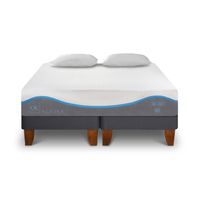 CAMA EUROPEA ALASKA 2 PLAZAS + ALMOHADAS