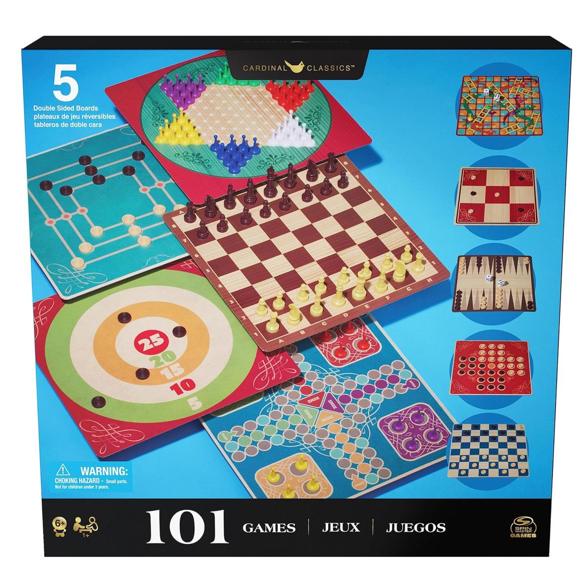 IMEXPORTA - Set 101 Juegos De Mesa Familiar Games