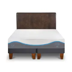 CIC - CAMA EUROPEA ALASKA 2 PLAZAS + RESPALDO BAKER