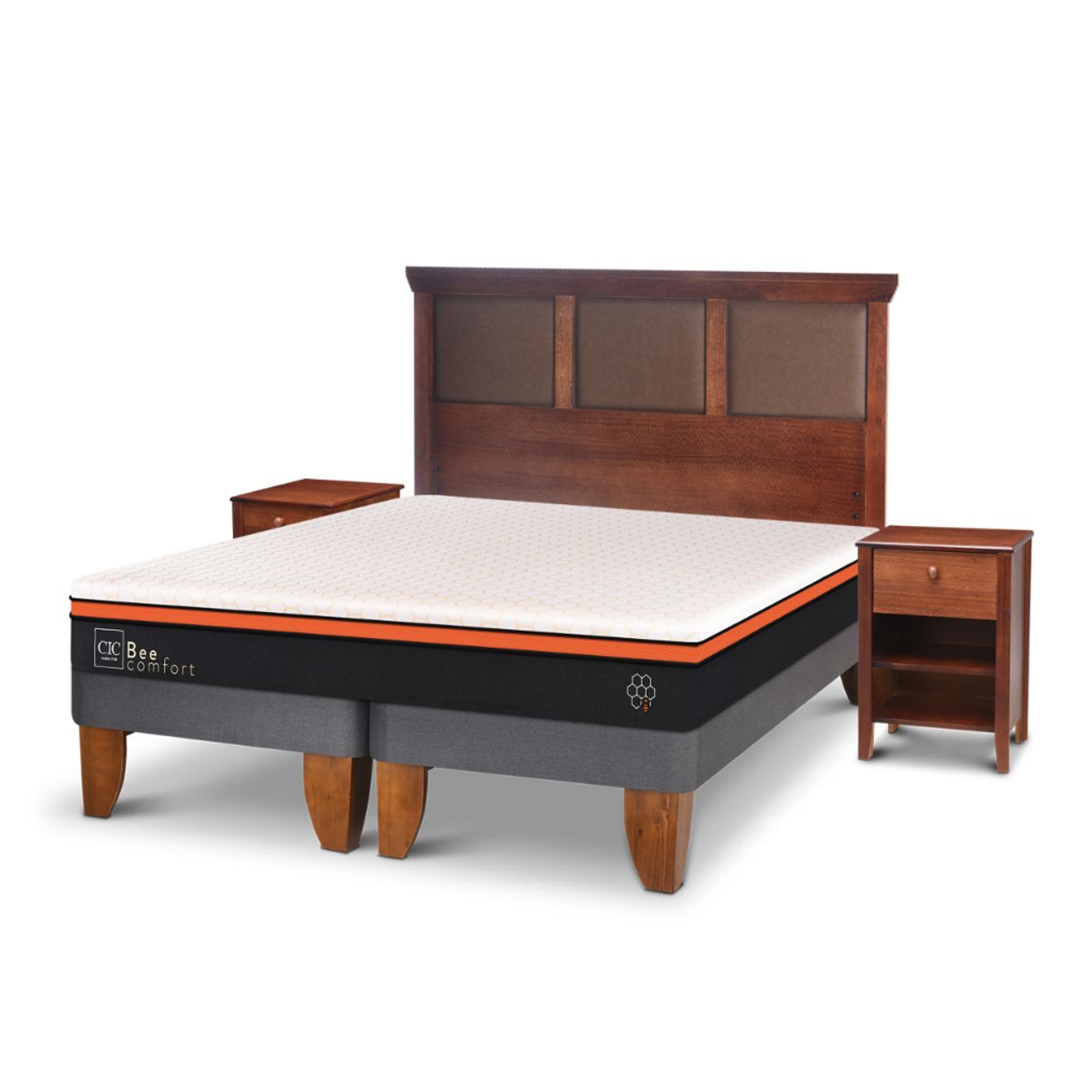 CIC - CAMA EUROPEA BEE COMFORT KING NEW TORINO S/T