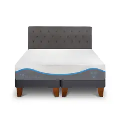 CIC - CAMA EUROPEA ALASKA KING + RESPALDO KAVERY