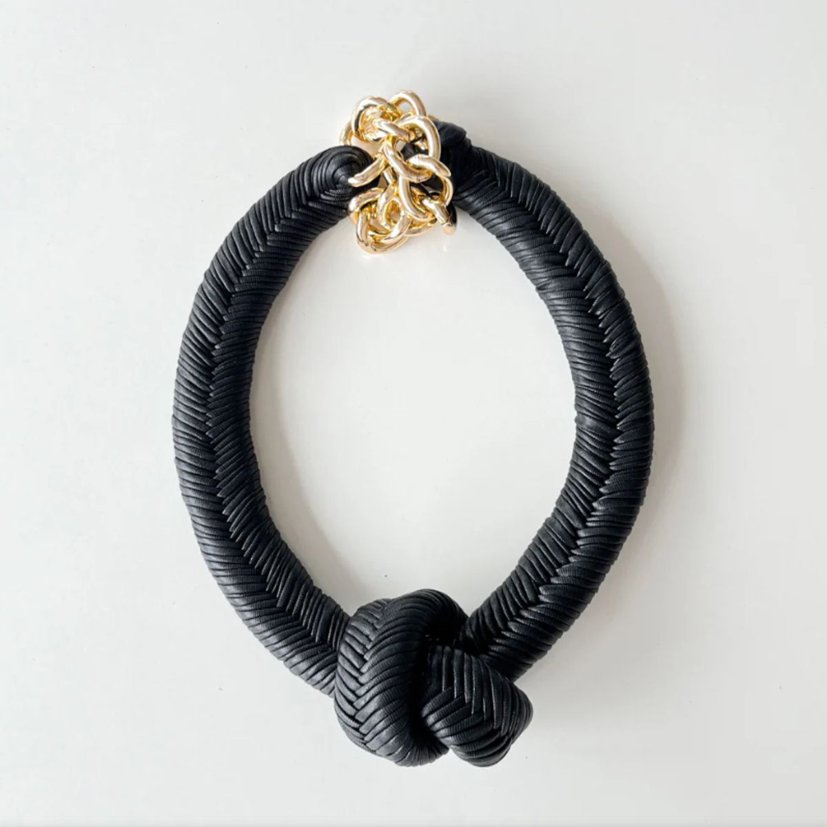 MARIA LA BIYUX - Maria La Biyux Collar Nudo Negro