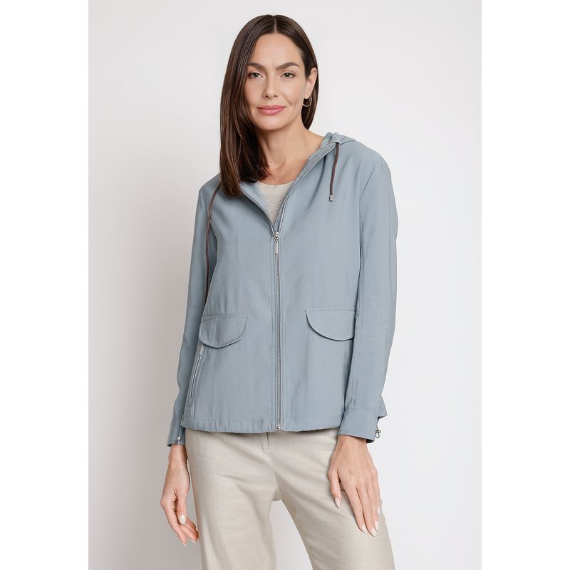 CANADIENNE - Chaqueta de Mujer Modelo Jade Color Celeste