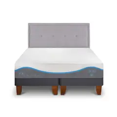 CIC - CAMA EUROPEA ALASKA 2 PLAZAS + RESPALDO GANGES