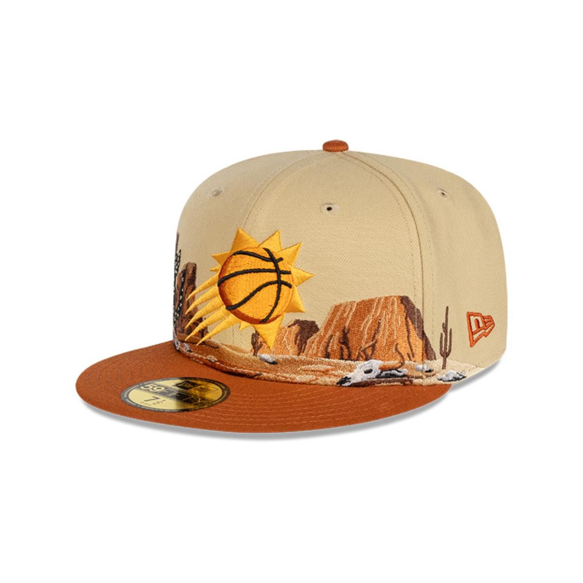 NEW ERA - Gorro 59fifty NBA Phoenix Suns Team Landscape Light Beige