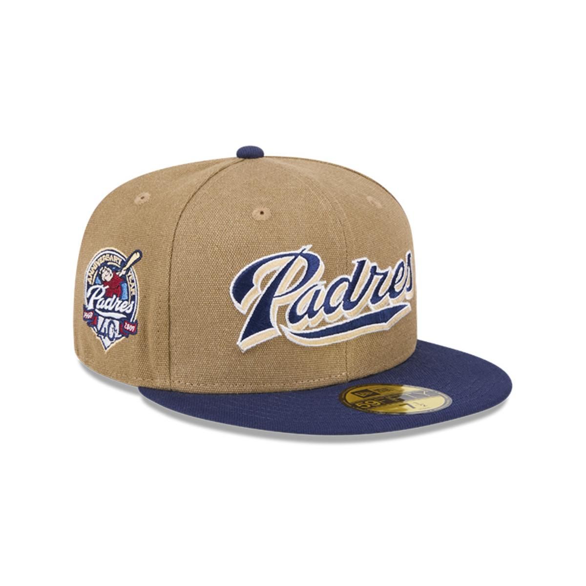 NEW ERA - Gorro 59fifty MLB San Diego Padres Canvas Crown Beige
