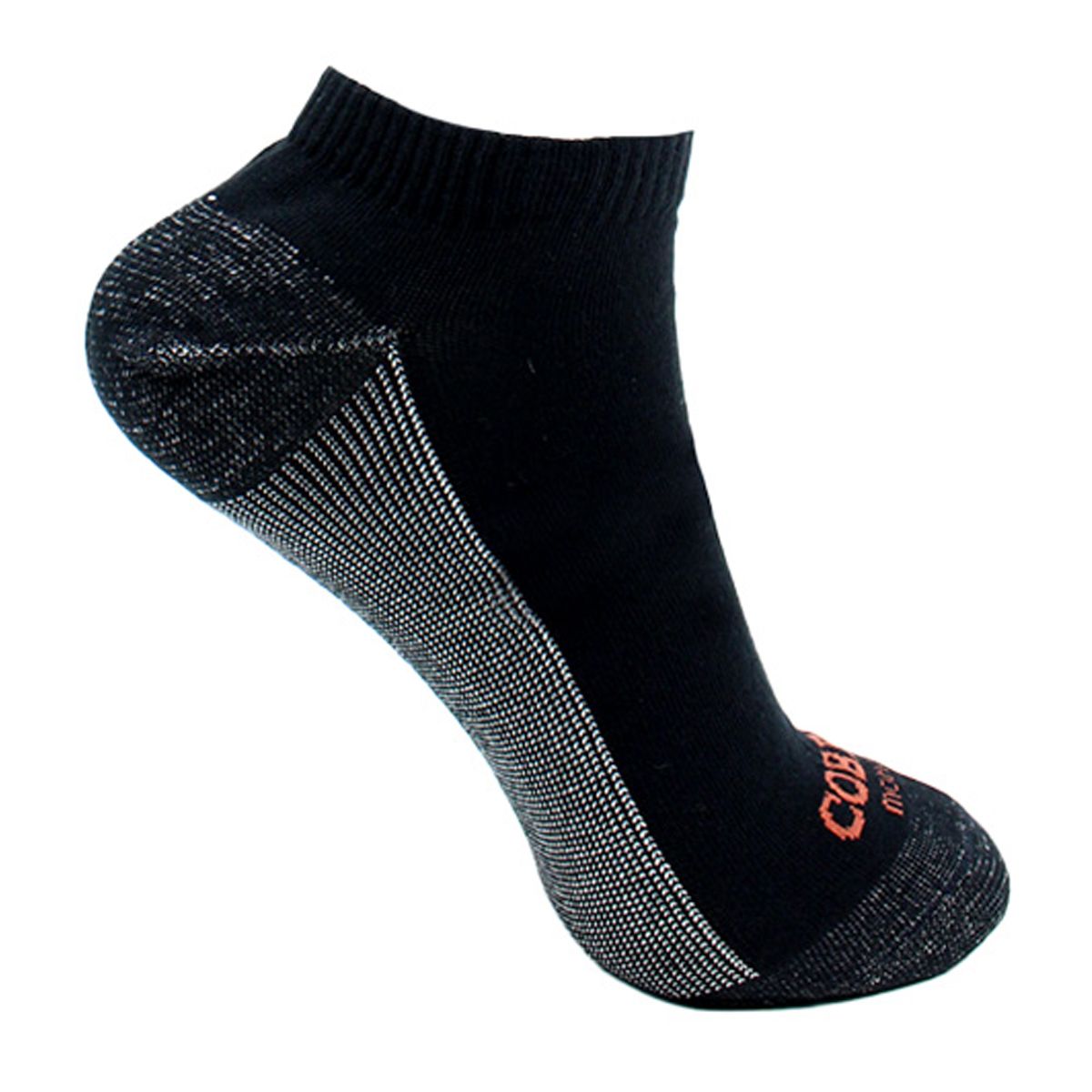 MONARCH - 3 Pares Calcetín Cobre + Bamboo Liso Largo 0/4 Negro