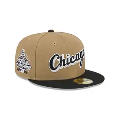 NEW ERA - Gorro 59fifty MLB Chicago Blanco Sox Canvas Crown Med Beige